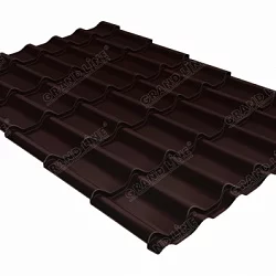 Металлочерепица классик 0,5 Q RAL 8017 Metallic