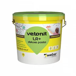 Шпаклевка суперфинишная под окраску и обои weber.vetonit deluxe pasta