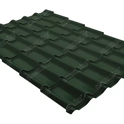 Металлочерепица классик 0,5 Velur20 RAL 6020