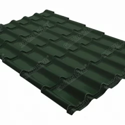 Металлочерепица классик 0,5 Qlite RAL 6020