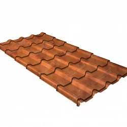 Металлочерепица камея 0,5 Sf Twincolor Orange