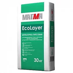 Штукатурка гипсовая «EcoLayer»