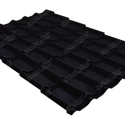 Металлочерепица классик 0,5 Qlite RAL 9005