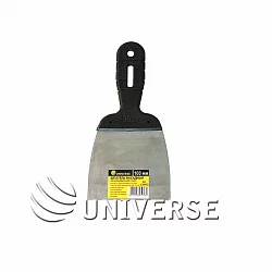 Шпатель фасадный UNIVERSE, 100 мм,  из нержавеющей стали, пластмассовая ручка (120шт/кор,12шт/упак)