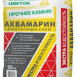 Клей плиточный АКВАМАРИН 25кг для влажных помещений