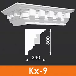 Карниз художественный Кх-9 (5 шт/м), Архитек