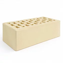 Кирпич рядовой полуторный белый