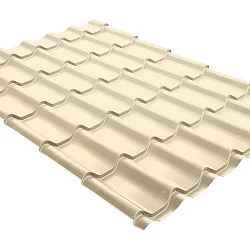 Металлочерепица классик 0,5 Satin RAL 1015