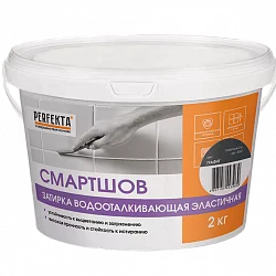 Затирка эластичная водоотталкивающая Смартшов графит 2 кг
