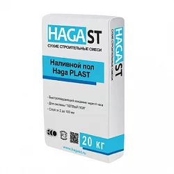 Универсальный быстротвердеющий наливной пол HAGA ST HAGA PLAST