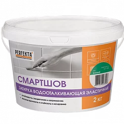 Затирка эластичная водоотталкивающая Смартшов зеленый 2 кг