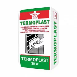 Штукатурка гипсовая Termoplast-М белая для машинного нанесения Русеан