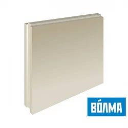 Полнотелая пазогребневая плита 667х500х80 мм