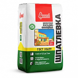 Шпатлевка цементная Фасадно-финишная Старатели