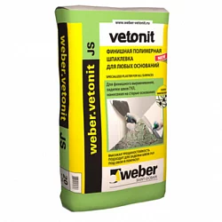 Финишная полимерная шпаклевка для любых оснований weber.vetonit LR+