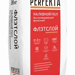 Пол наливной быстротвердеющий финишный Флэтслой МН