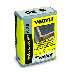 Сухой раствор на цементной основе weber.vetonit S 30