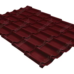 Металлочерепица классик 0,5 Satin RAL 3005