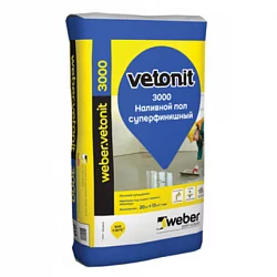 Суперфинишный наливной пол weber.vetonit 3000