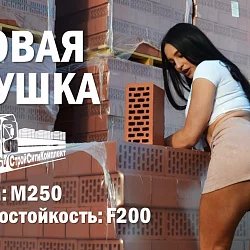 Облицовочный двойной кирпич М-150