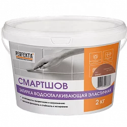 Затирка эластичная водоотталкивающая Смартшов какао 2 кг