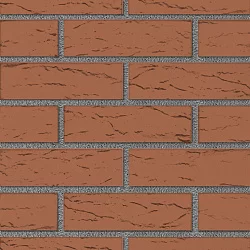 Кирпич терракотовый М-175 рифленый руст, Голицыно