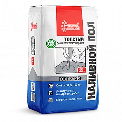 Наливной пол Толстый Старатели