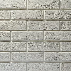 Бетонная плитка Brick белый 210х60х15мм