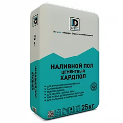 Наливной пол цементный De Luxe Хардпол