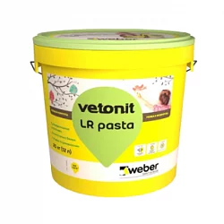 Шпаклевка суперфинишная под окраску и обои weber.vetonit LR pasta