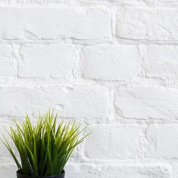 Бетонная плитка кирпич White *