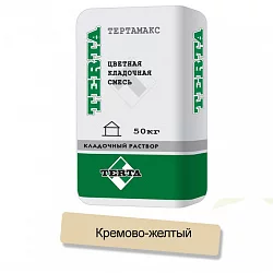 Кладочная смесь цементная Terta Тертамакс XL кремово-жёлтый