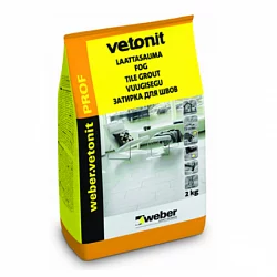 Цветные затирки для межплиточных швов 2-20 мм weber.vetonit prof